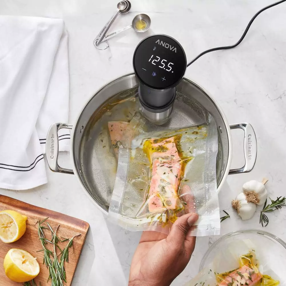 Chef's Classic 12 qt. Stainless Steel Stock Pot with Lid by Cuisinart 4 Chef's Classic 12 qt. Stainless Steel Stock Pot with Lid by Cuisinart - Image 2