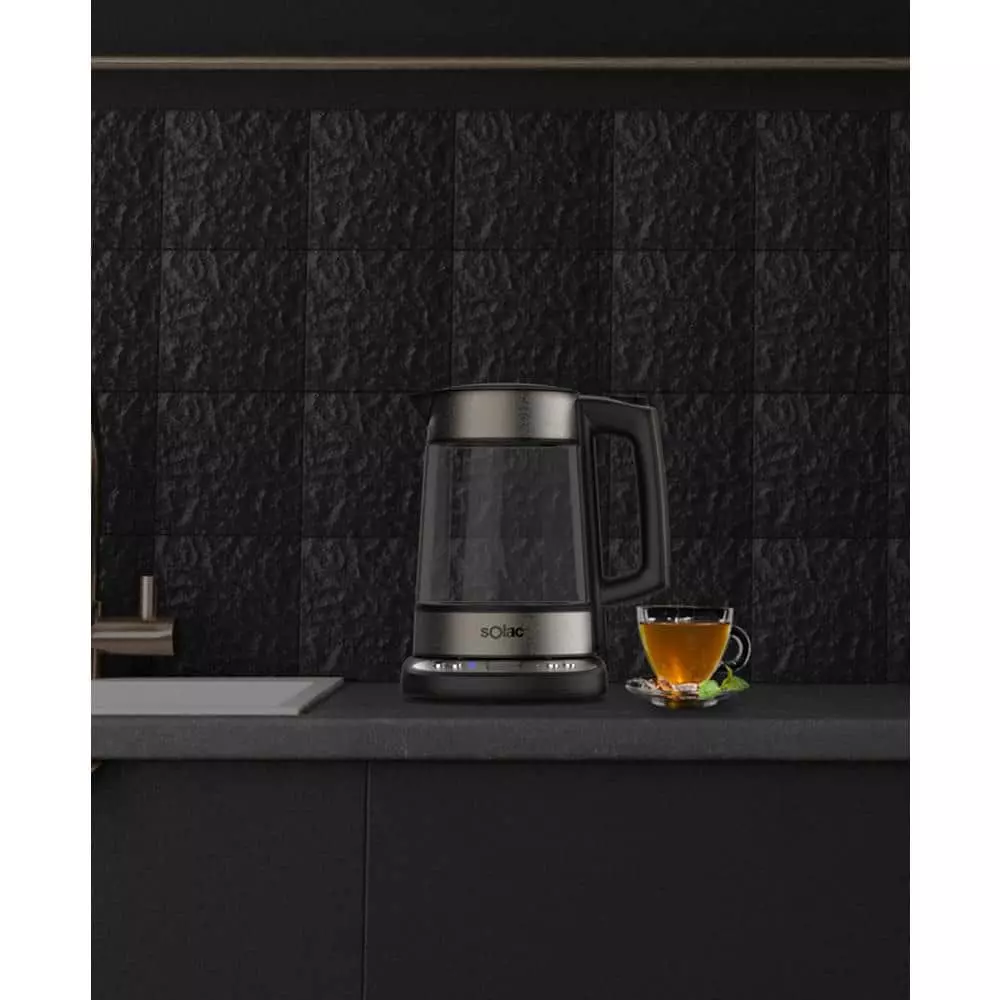 AROA PREMIUM Adjustable Temperature Glass Kettle 7 cups by SOLAC 8 AROA PREMIUM Adjustable Temperature Glass Kettle 7 cups by SOLAC - Image 6