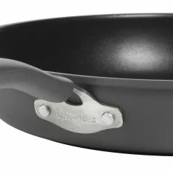 Translucent 13 in. Hard-Anodized Aluminum Nonstick Frying Pan in Dark Gray with Glass Lid by Epicurious 11 Translucent 13 in. Hard-Anodized Aluminum Nonstick Frying Pan in Dark Gray with Glass Lid by Epicurious -Cookware Sales Shop dark gray epicurious skillets epi u3559 ec 1f 1000