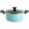 Everyday Bowcroft 5 qt. Aluminum Dutch Oven in Dusty Blue by MARTHA STEWART -Cookware Sales Shop dusty blue dutch ovens 985118920m 64 1000