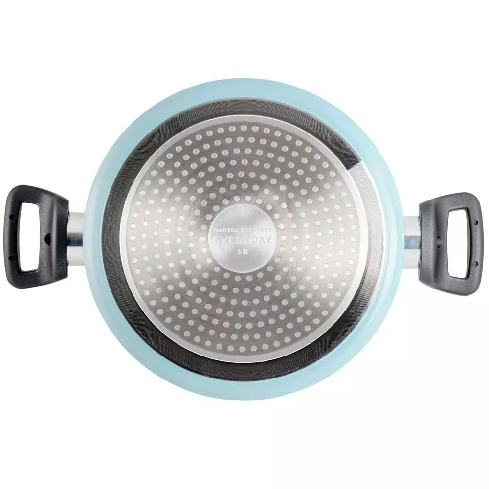 Everyday Bowcroft 5 qt. Aluminum Dutch Oven in Dusty Blue by MARTHA STEWART 9 Everyday Bowcroft 5 qt. Aluminum Dutch Oven in Dusty Blue by MARTHA STEWART - Image 7