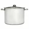 Pure Intentions 16 qt. Stainless Steel Stock Pot in Polished Stainless Steel with Glass Lid by Ecolution 2 Pure Intentions 16 qt. Stainless Steel Stock Pot in Polished Stainless Steel with Glass Lid by Ecolution -Cookware Sales Shop ecolution stock pots estl 4516 64 1000