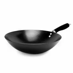 Hong Kong Chopstick House Aluminum Wok with Helper Handle by Ecolution