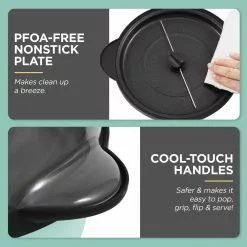 Elite Gour met 3 qt. Plastic countertop Popcorn Popper with non stick heating plate by Elite Gourmet 8 Elite Gour met 3 qt. Plastic countertop Popcorn Popper with non stick heating plate by Elite Gourmet -Cookware Sales Shop elite gourmet stovetop popcorn poppers epm330m 4f 1000