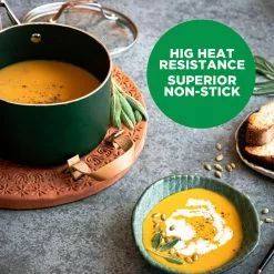 Emerald Green10-Piece Aluminum Ultra-Durable Non-Stick Diamond Infused Cookware Set with Glass Lids by GRANITESTONE -Cookware Sales Shop emerald green granitestone pot pan sets 7386 1f 1000