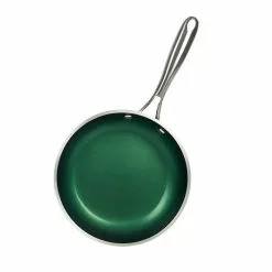 Emerald Green 10 in. Aluminum Ultra-Durable Triple Layer Non-Stick Frying Pan by GRANITESTONE