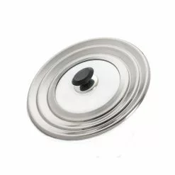 12-1/4 in. Universal 8 in./10 in./12 in. Stainless Versatile Lid by ExcelSteel