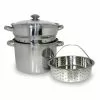 8 Qt. 4-Piece 18/10 Stainless Steel Multi-Cooker with Baskets and Lid by ExcelSteel