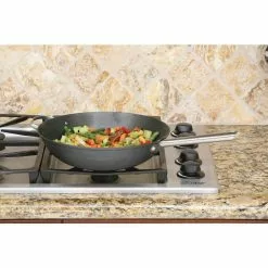 13 in. Cast Iron Chinese Wok with Assist Handle by ExcelSteel 7 13 in. Cast Iron Chinese Wok with Assist Handle by ExcelSteel -Cookware Sales Shop excelsteel woks stir fry pans 519 31 1000