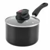2 qt. Black Smart Control Aluminum Nonstick Saucepan with Lid by Farberware -Cookware Sales Shop farberware sauce pans 22395 64 1000