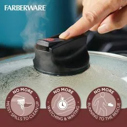 2 qt. Aqua Blue Farberware Smart Control Aluminum Nonstick 2-Saucepan with Lid -Cookware Sales Shop farberware sauce pans 22401 fa 1000