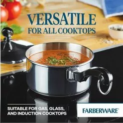 Classic Series 1 qt. Stainless Steel Sauce Pan with Lid by Farberware -Cookware Sales Shop farberware sauce pans 50000 4f 1000