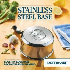 Classic Series 1 qt. Stainless Steel Sauce Pan with Lid by Farberware -Cookware Sales Shop farberware sauce pans 50000 fa 1000