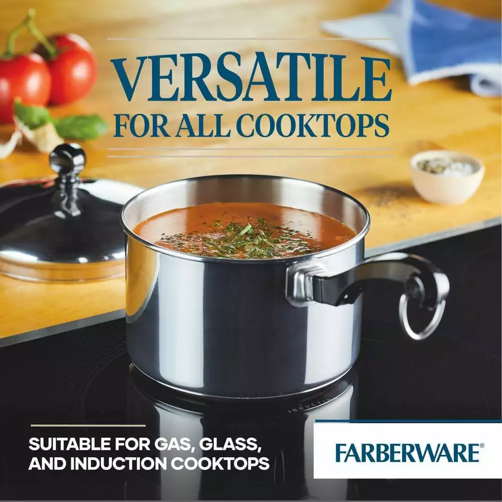 Classic Series 2 qt. Stainless Steel Sauce Pan with Lid by Farberware 6 Classic Series 2 qt. Stainless Steel Sauce Pan with Lid by Farberware - Image 4