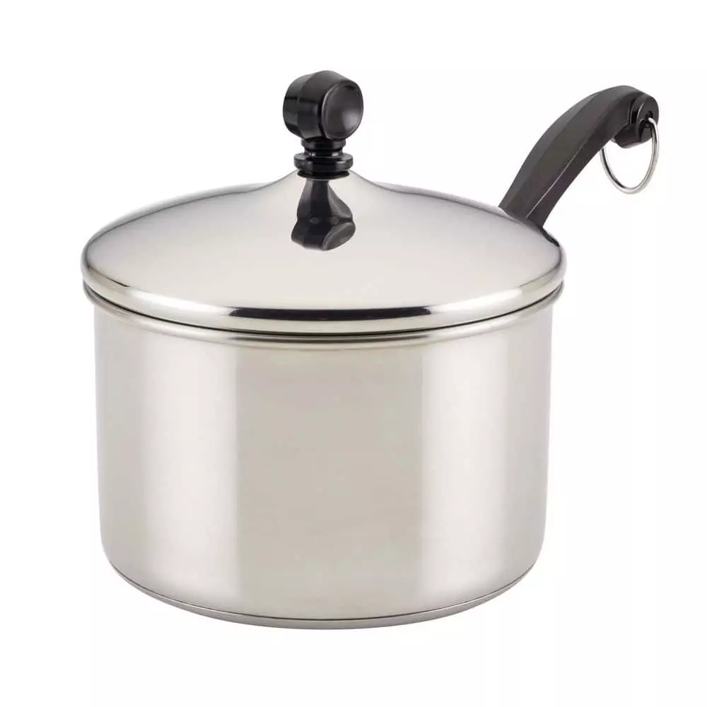 Classic Series 2 qt. Stainless Steel Sauce Pan with Lid by Farberware 3 Classic Series 2 qt. Stainless Steel Sauce Pan with Lid by Farberware