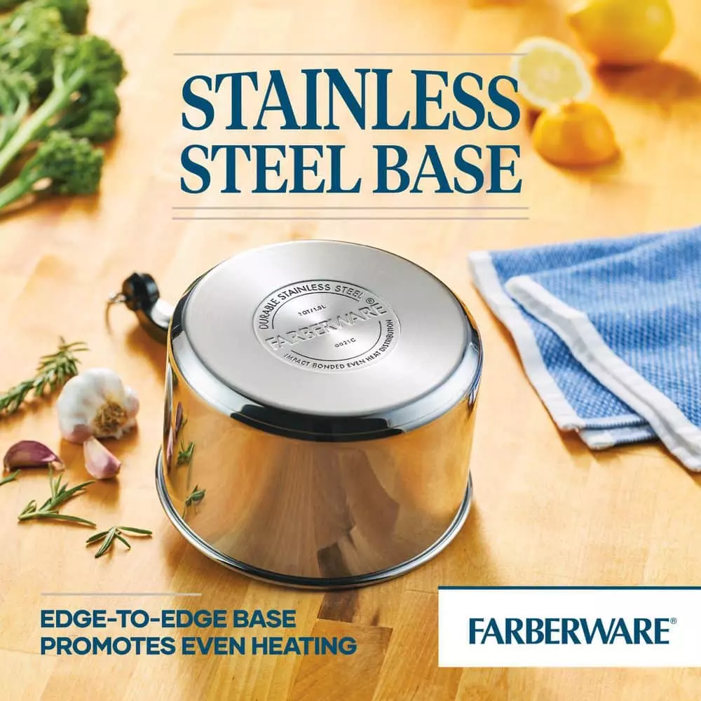 Classic Series 2 qt. Stainless Steel Sauce Pan with Lid by Farberware 9 Classic Series 2 qt. Stainless Steel Sauce Pan with Lid by Farberware - Image 7