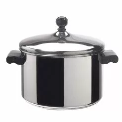 Classic Series 4 qt. Stainless Steel Sauce Pot with Lid by Farberware