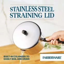 Classic Series 3 qt. Stainless Steel Sauce Pan with Lid by Farberware -Cookware Sales Shop farberware sauce pans 70754 1f 1000