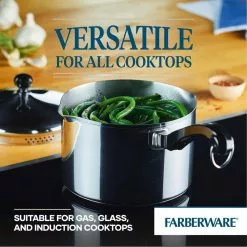 Classic Series 3 qt. Stainless Steel Sauce Pan with Lid by Farberware -Cookware Sales Shop farberware sauce pans 70754 44 1000
