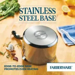 Classic Series 3 qt. Stainless Steel Sauce Pan with Lid by Farberware -Cookware Sales Shop farberware sauce pans 70754 76 1000