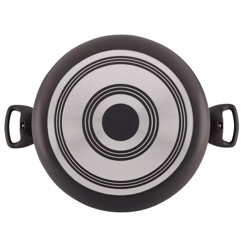 Dishwasher Safe 10.5 qt. Aluminum Nonstick Stock Pot in Black with Glass Lid by Farberware 8 Dishwasher Safe 10.5 qt. Aluminum Nonstick Stock Pot in Black with Glass Lid by Farberware - Image 6