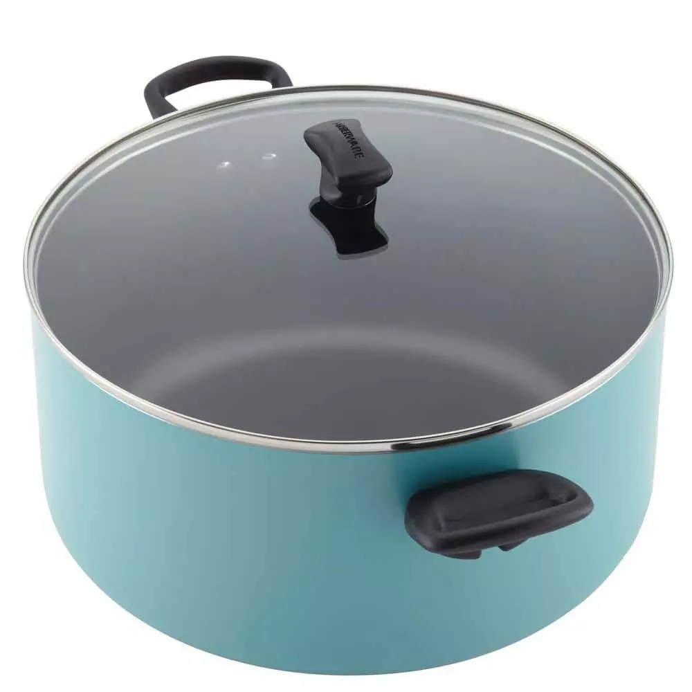 Aqua Cookware 10.5 qt. Nonstick Stockpot by Farberware 4 Aqua Cookware 10.5 qt. Nonstick Stockpot by Farberware - Image 2