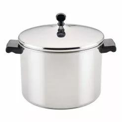 Classic Series 8 qt. Stainless Steel Nonstick Stock Pot with Lid by Farberware