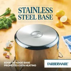 Classic Series 16 qt. Stainless Steel Stock Pot with Lid by Farberware -Cookware Sales Shop farberware stock pots 50009 1f 1000