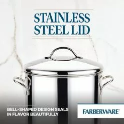 Classic Series 16 qt. Stainless Steel Stock Pot with Lid by Farberware -Cookware Sales Shop farberware stock pots 50009 44 1000