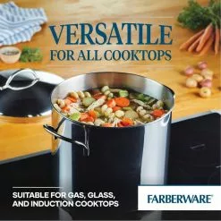 Classic Series 16 qt. Stainless Steel Stock Pot with Lid by Farberware -Cookware Sales Shop farberware stock pots 50009 4f 1000