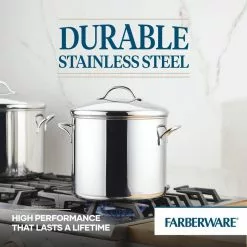 Classic Series 16 qt. Stainless Steel Stock Pot with Lid by Farberware -Cookware Sales Shop farberware stock pots 50009 fa 1000