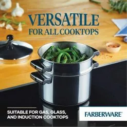 Classic Series 3 qt. Stainless Steel Stack N Steam Sauce Pot by Farberware 13 Classic Series 3 qt. Stainless Steel Stack N Steam Sauce Pot by Farberware -Cookware Sales Shop farberware stock pots 70043 1f 1000