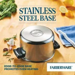 Classic Series 3 qt. Stainless Steel Stack N Steam Sauce Pot by Farberware 14 Classic Series 3 qt. Stainless Steel Stack N Steam Sauce Pot by Farberware -Cookware Sales Shop farberware stock pots 70043 44 1000