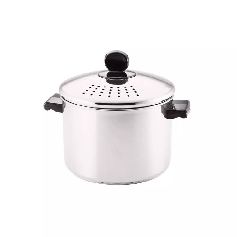 Classic Series 8 qt. Stainless Steel Stock Pot with Lid by Farberware 3 Classic Series 8 qt. Stainless Steel Stock Pot with Lid by Farberware