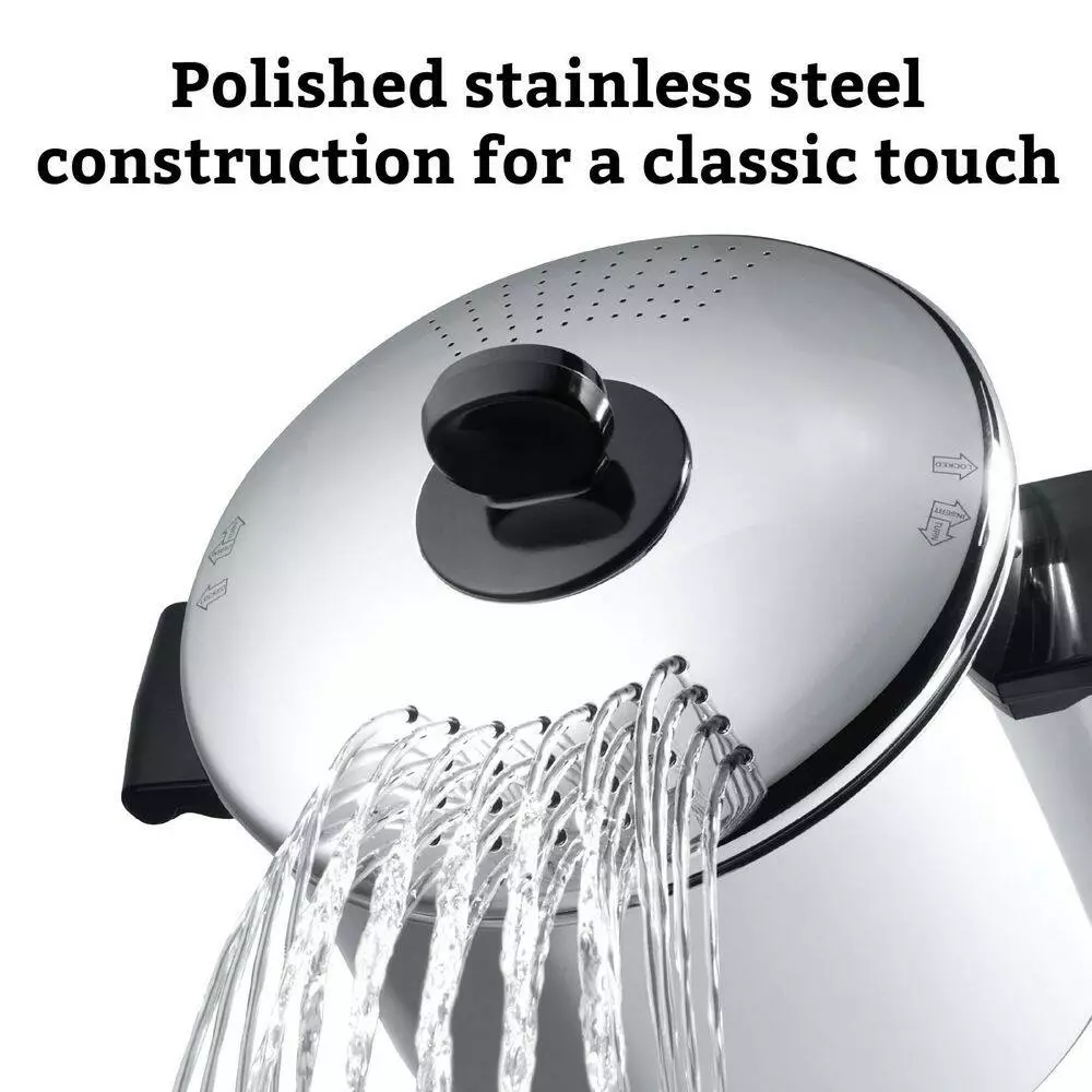 Classic Series 8 qt. Stainless Steel Stock Pot with Lid by Farberware 9 Classic Series 8 qt. Stainless Steel Stock Pot with Lid by Farberware - Image 7