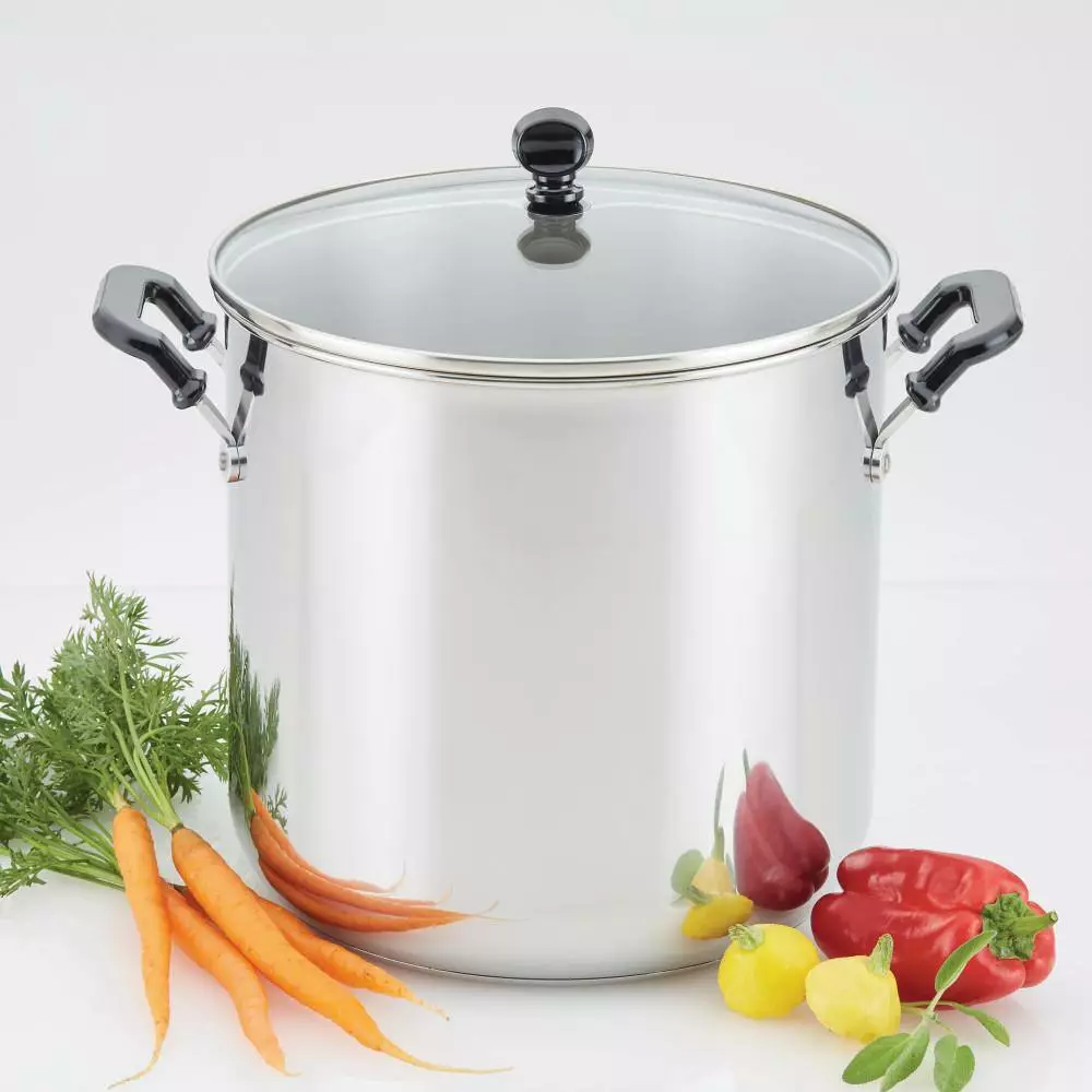 Classic Series 11 qt. Stainless Steel Stock Pot with Lid by Farberware 9 Classic Series 11 qt. Stainless Steel Stock Pot with Lid by Farberware - Image 7