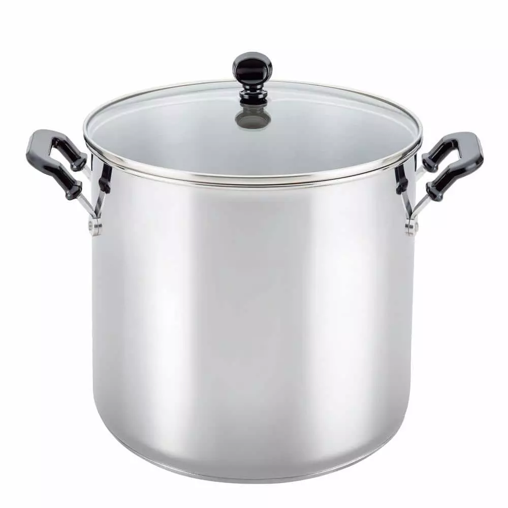 Classic Series 11 qt. Stainless Steel Stock Pot with Lid by Farberware 3 Classic Series 11 qt. Stainless Steel Stock Pot with Lid by Farberware