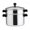 3 qt. Silver Stainless Steel Classic Multi-Pot with Lid and Streamer Insert by Farberware -Cookware Sales Shop farberware stock pots 74930 64 1000