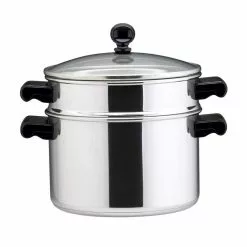 3 qt. Silver Stainless Steel Classic Multi-Pot with Lid and Streamer Insert by Farberware