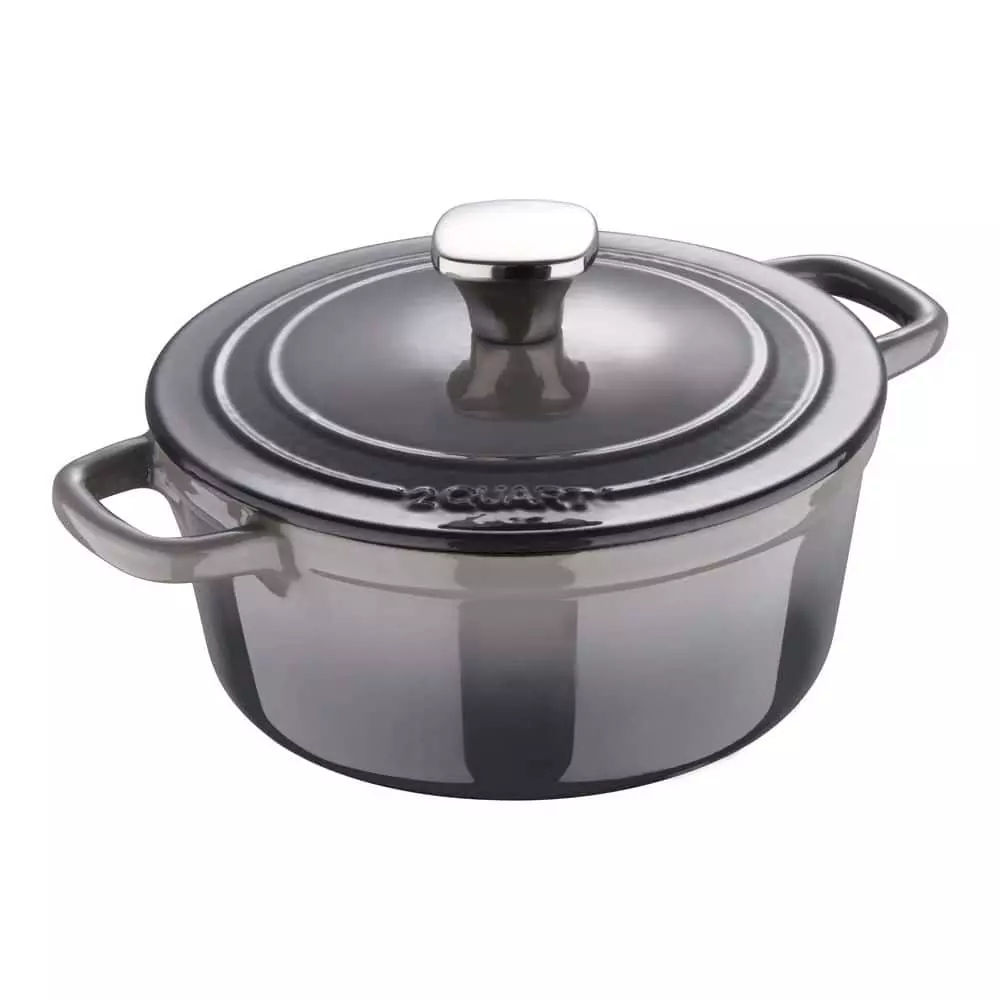 2 qt. Cast iron Dutch Oven with Lid by MasterPRO 3 2 qt. Cast iron Dutch Oven with Lid by MasterPRO