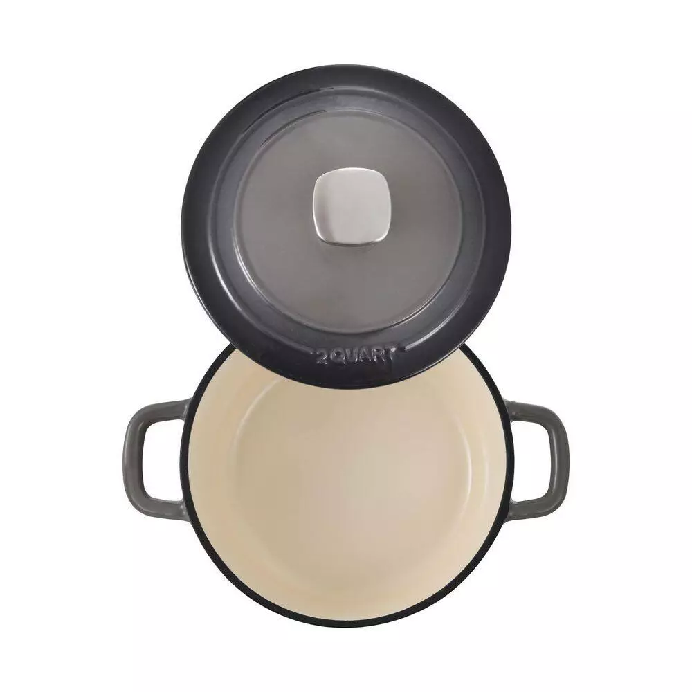 2 qt. Cast iron Dutch Oven with Lid by MasterPRO 5 2 qt. Cast iron Dutch Oven with Lid by MasterPRO - Image 3