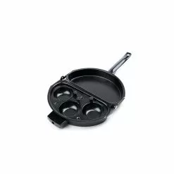 Non-Stick Carbon Steel Omelette Pan with Egg Poacher Set by Fox Run