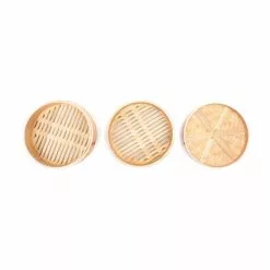 10 in. Bamboo 2-Tier Capacity Steamer by Fox Run -Cookware Sales Shop fox run stock pots 2719 1f 1000