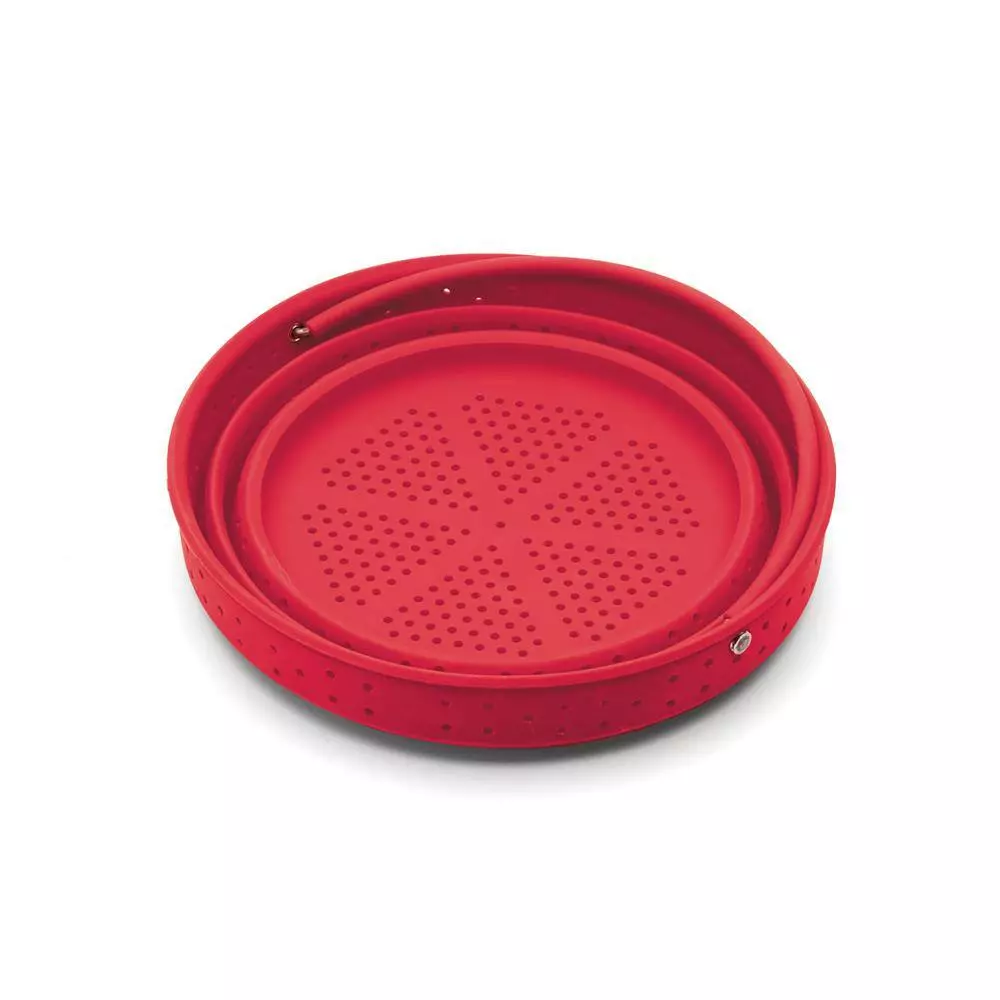 6 Qt. Red Collapsible Silicone Steamer Insert for Instant Pot by Fox Run 4 6 Qt. Red Collapsible Silicone Steamer Insert for Instant Pot by Fox Run - Image 2