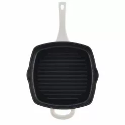 Home Collection 12 in. Cast Iron Grill Pan in French Vanilla with Pour Spout by Ayesha Curry 15 Home Collection 12 in. Cast Iron Grill Pan in French Vanilla with Pour Spout by Ayesha Curry -Cookware Sales Shop french vanilla ayesha curry grill pans 47435 77 1000