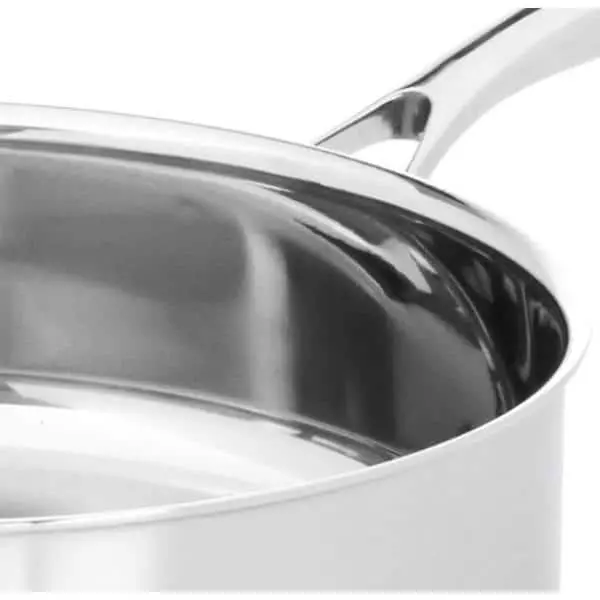 8 in. Dia. 2.5 qt. Black Cube Stainless Saucepan with Lid by Frieling 5 8 in. Dia. 2.5 qt. Black Cube Stainless Saucepan with Lid by Frieling - Image 3