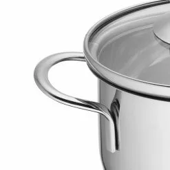 Kuchenprofi 1.6 qt. Stainless Steel Stock Pot with Glass Lid by Frieling 10 Kuchenprofi 1.6 qt. Stainless Steel Stock Pot with Glass Lid by Frieling -Cookware Sales Shop frieling stock pots k2370702816 4f 1000