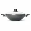 Woll Nowo 12.5 in. Wok with 2-Side Handles and Lid by Frieling -Cookware Sales Shop frieling woks stir fry pans w1132nl 64 1000