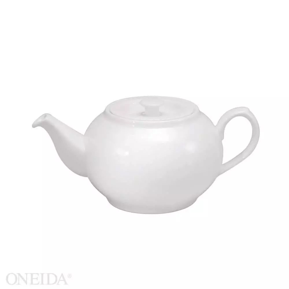 3-Cup Fusion Porcelain Teapots 21 oz. (Set of 24) by Oneida 3 3-Cup Fusion Porcelain Teapots 21 oz. (Set of 24) by Oneida