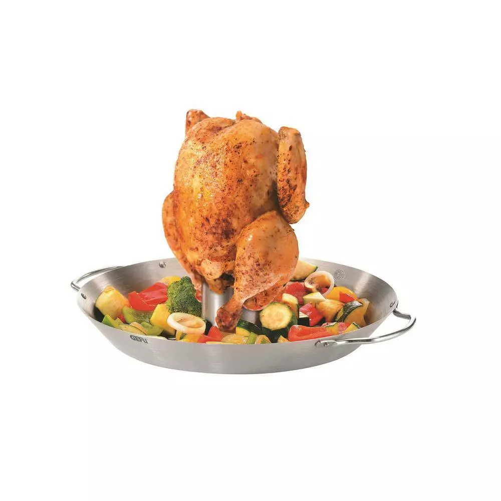 Chicken Roaster with Vegetable Wok by GEFU 4 Chicken Roaster with Vegetable Wok by GEFU - Image 2